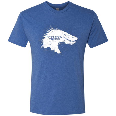 T-Shirts Vintage Royal / Small Desolation is Coming white Men's Triblend T-Shirt