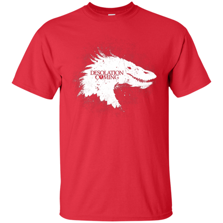 T-Shirts Red / Small Desolation is Coming white T-Shirt