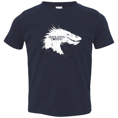 T-Shirts Navy / 2T Desolation is Coming white Toddler Premium T-Shirt