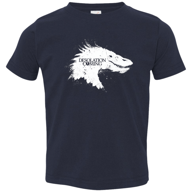 T-Shirts Navy / 2T Desolation is Coming white Toddler Premium T-Shirt