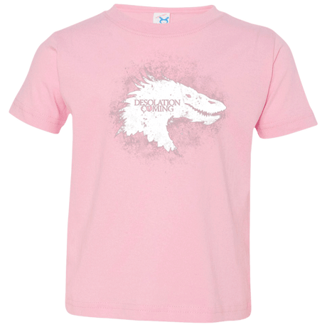 T-Shirts Pink / 2T Desolation is Coming white Toddler Premium T-Shirt