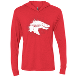 T-Shirts Vintage Red / X-Small Desolation is Coming white Triblend Long Sleeve Hoodie Tee