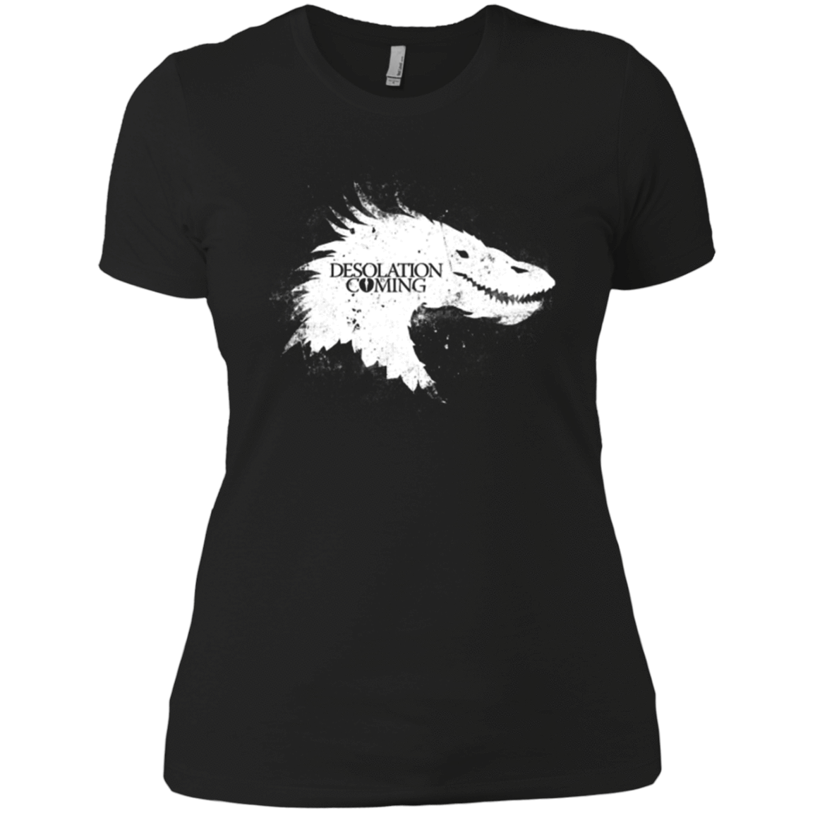 T-Shirts Black / X-Small Desolation is Coming white Women's Premium T-Shirt