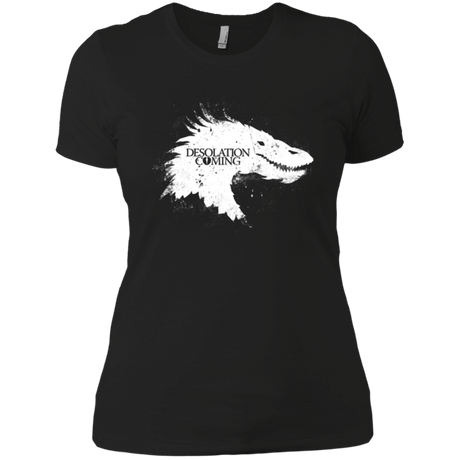 T-Shirts Black / X-Small Desolation is Coming white Women's Premium T-Shirt