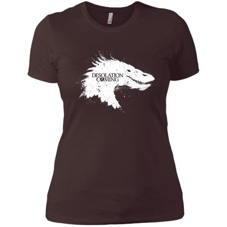 T-Shirts Dark Chocolate / X-Small Desolation is Coming white Women's Premium T-Shirt