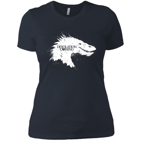 T-Shirts Indigo / X-Small Desolation is Coming white Women's Premium T-Shirt