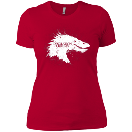 T-Shirts Red / X-Small Desolation is Coming white Women's Premium T-Shirt