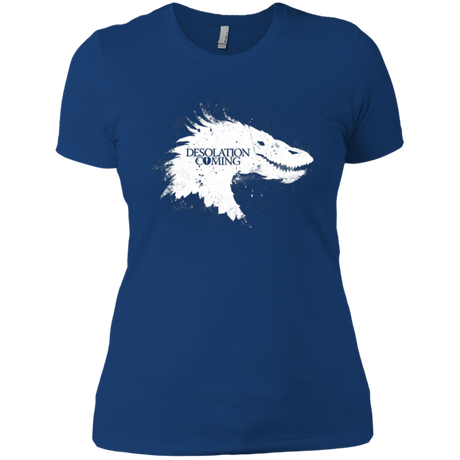 T-Shirts Royal / X-Small Desolation is Coming white Women's Premium T-Shirt