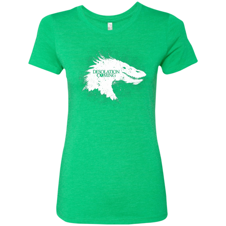 T-Shirts Envy / Small Desolation is Coming white Women's Triblend T-Shirt