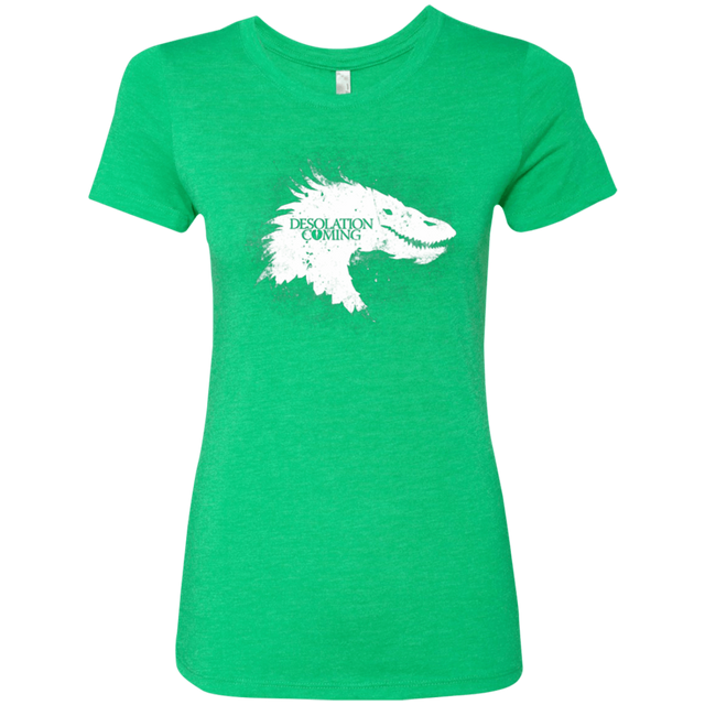 T-Shirts Envy / Small Desolation is Coming white Women's Triblend T-Shirt
