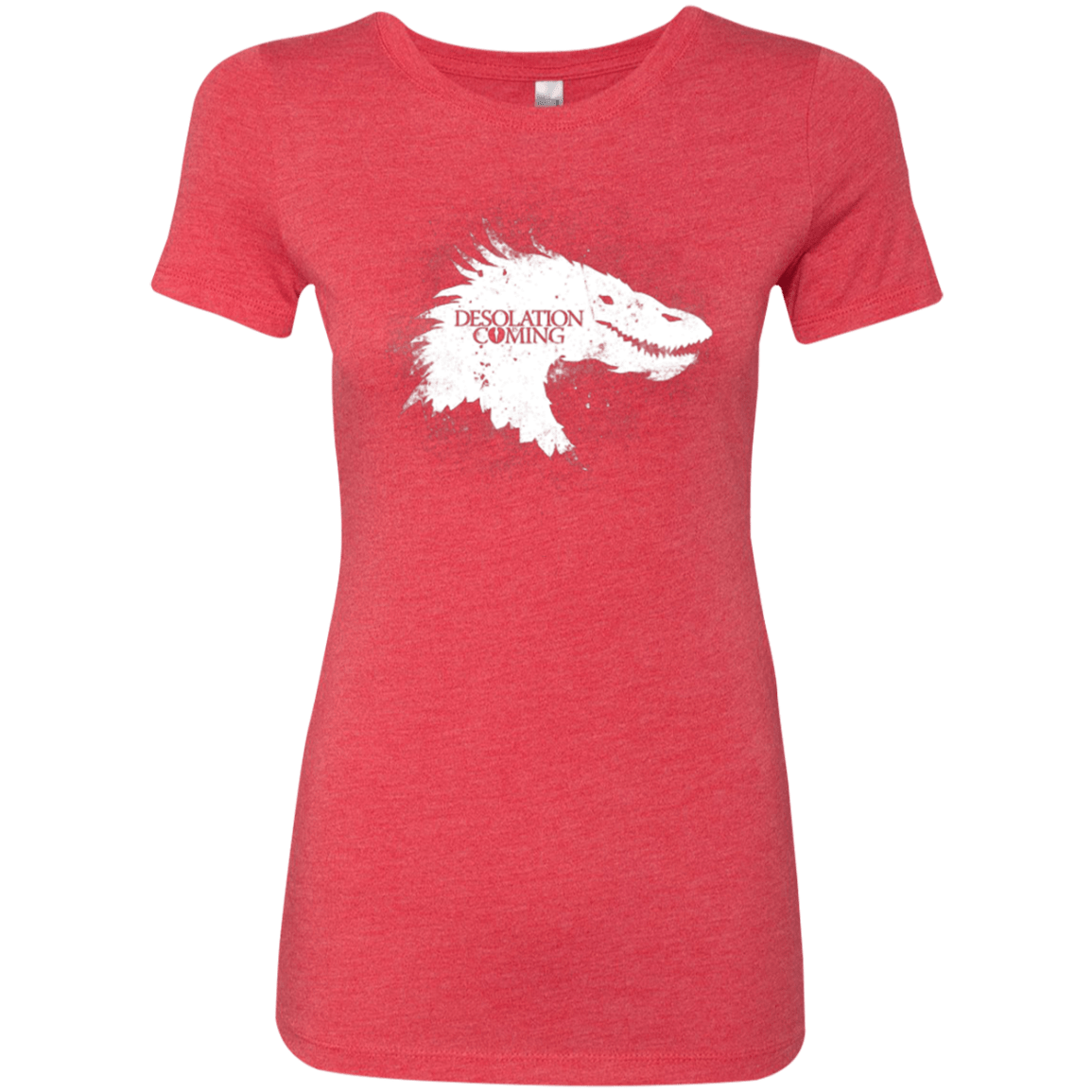 T-Shirts Vintage Red / Small Desolation is Coming white Women's Triblend T-Shirt