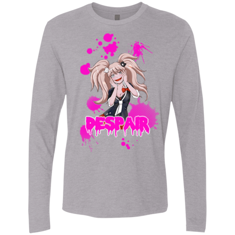 T-Shirts Heather Grey / Small Despair Men's Premium Long Sleeve