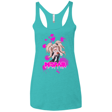 T-Shirts Tahiti Blue / X-Small Despair Women's Triblend Racerback Tank