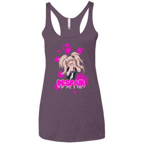 T-Shirts Vintage Purple / X-Small Despair Women's Triblend Racerback Tank