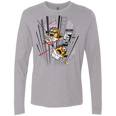 T-Shirts Heather Grey / Small Despicable Escape Men's Premium Long Sleeve