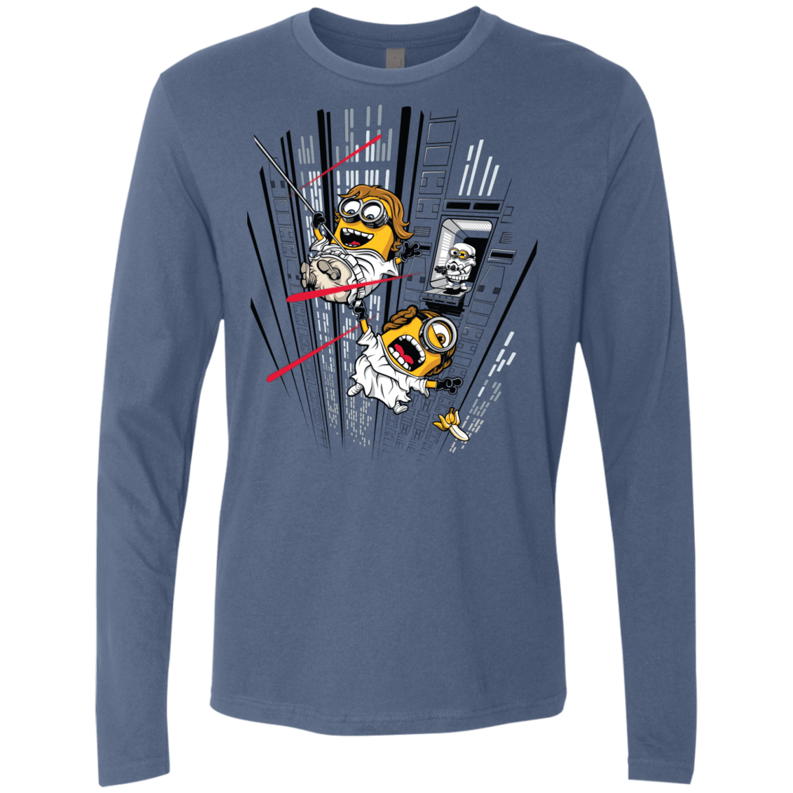 T-Shirts Indigo / Small Despicable Escape Men's Premium Long Sleeve