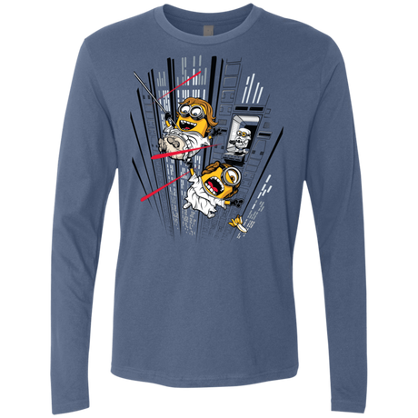 T-Shirts Indigo / Small Despicable Escape Men's Premium Long Sleeve