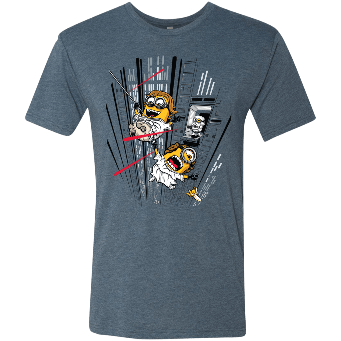 T-Shirts Indigo / Small Despicable Escape Men's Triblend T-Shirt