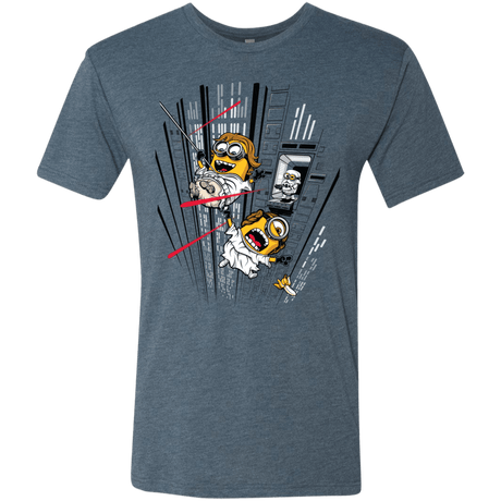 T-Shirts Indigo / Small Despicable Escape Men's Triblend T-Shirt