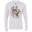 T-Shirts Heather White / X-Small Despicable Escape Triblend Long Sleeve Hoodie Tee