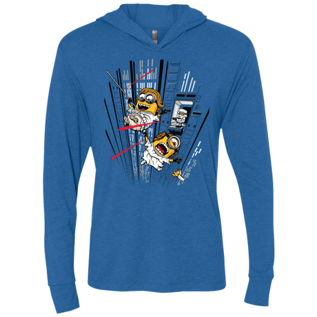 T-Shirts Vintage Royal / X-Small Despicable Escape Triblend Long Sleeve Hoodie Tee