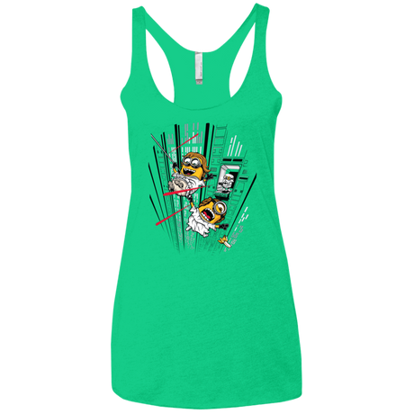 T-Shirts Envy / X-Small Despicable Escape Women's Triblend Racerback Tank