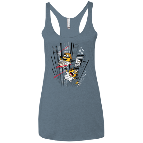 T-Shirts Indigo / X-Small Despicable Escape Women's Triblend Racerback Tank