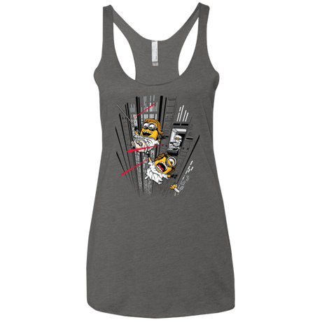 T-Shirts Premium Heather / X-Small Despicable Escape Women's Triblend Racerback Tank