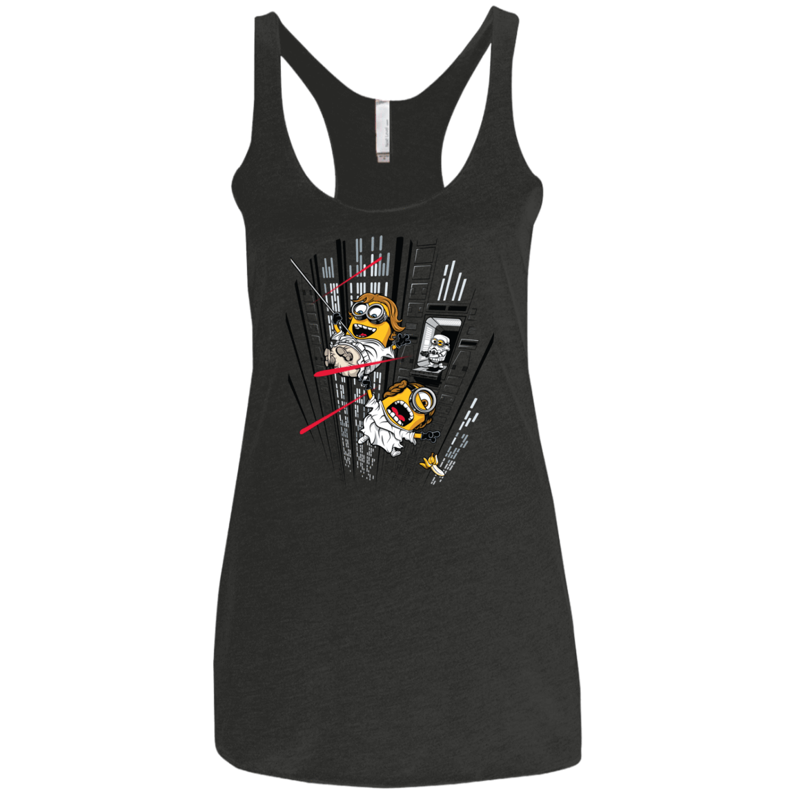 T-Shirts Vintage Black / X-Small Despicable Escape Women's Triblend Racerback Tank