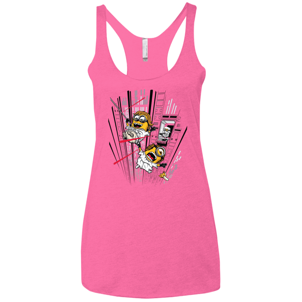 T-Shirts Vintage Pink / X-Small Despicable Escape Women's Triblend Racerback Tank