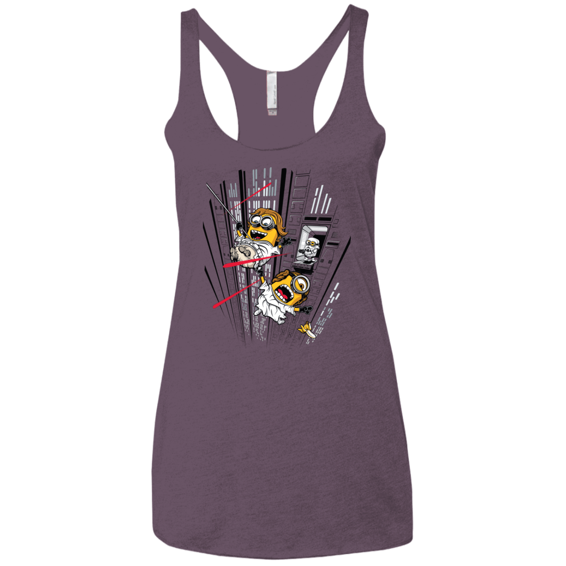 T-Shirts Vintage Purple / X-Small Despicable Escape Women's Triblend Racerback Tank