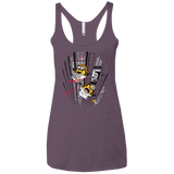 T-Shirts Vintage Purple / X-Small Despicable Escape Women's Triblend Racerback Tank