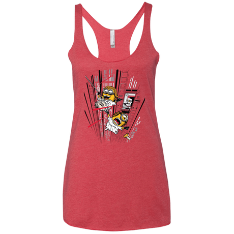 T-Shirts Vintage Red / X-Small Despicable Escape Women's Triblend Racerback Tank