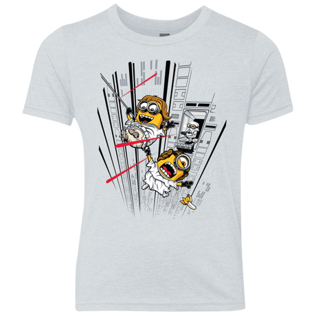 T-Shirts Heather White / YXS Despicable Escape Youth Triblend T-Shirt