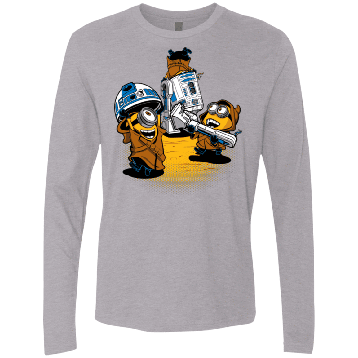 T-Shirts Heather Grey / Small Despicable Jawas Men's Premium Long Sleeve