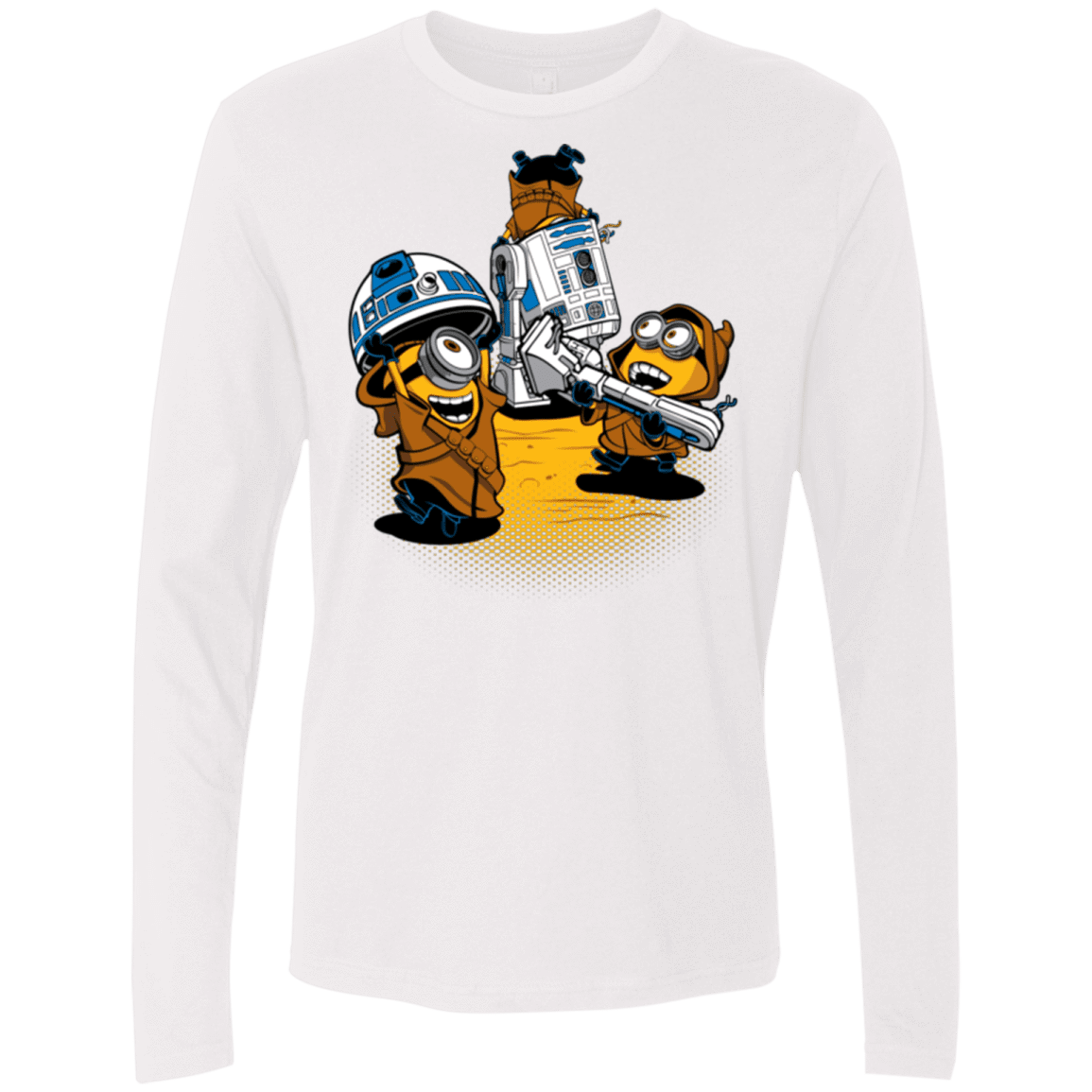 T-Shirts White / Small Despicable Jawas Men's Premium Long Sleeve