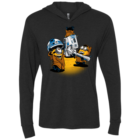 T-Shirts Vintage Black / X-Small Despicable Jawas Triblend Long Sleeve Hoodie Tee