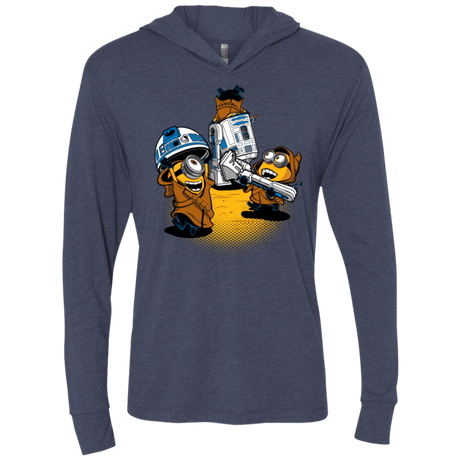 T-Shirts Vintage Navy / X-Small Despicable Jawas Triblend Long Sleeve Hoodie Tee