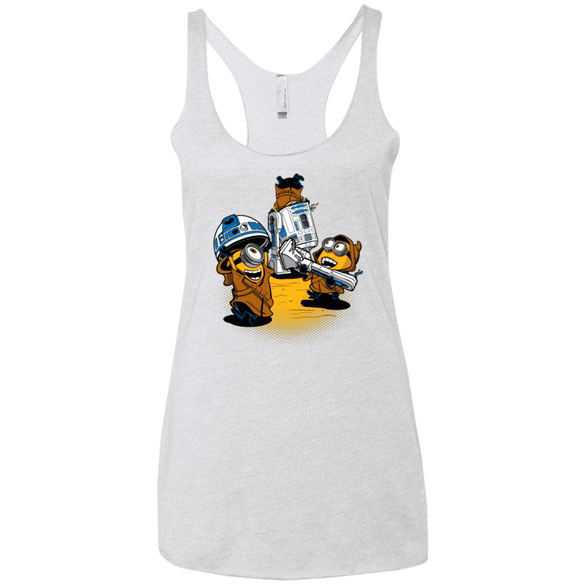 T-Shirts Heather White / X-Small Despicable Jawas Women's Triblend Racerback Tank