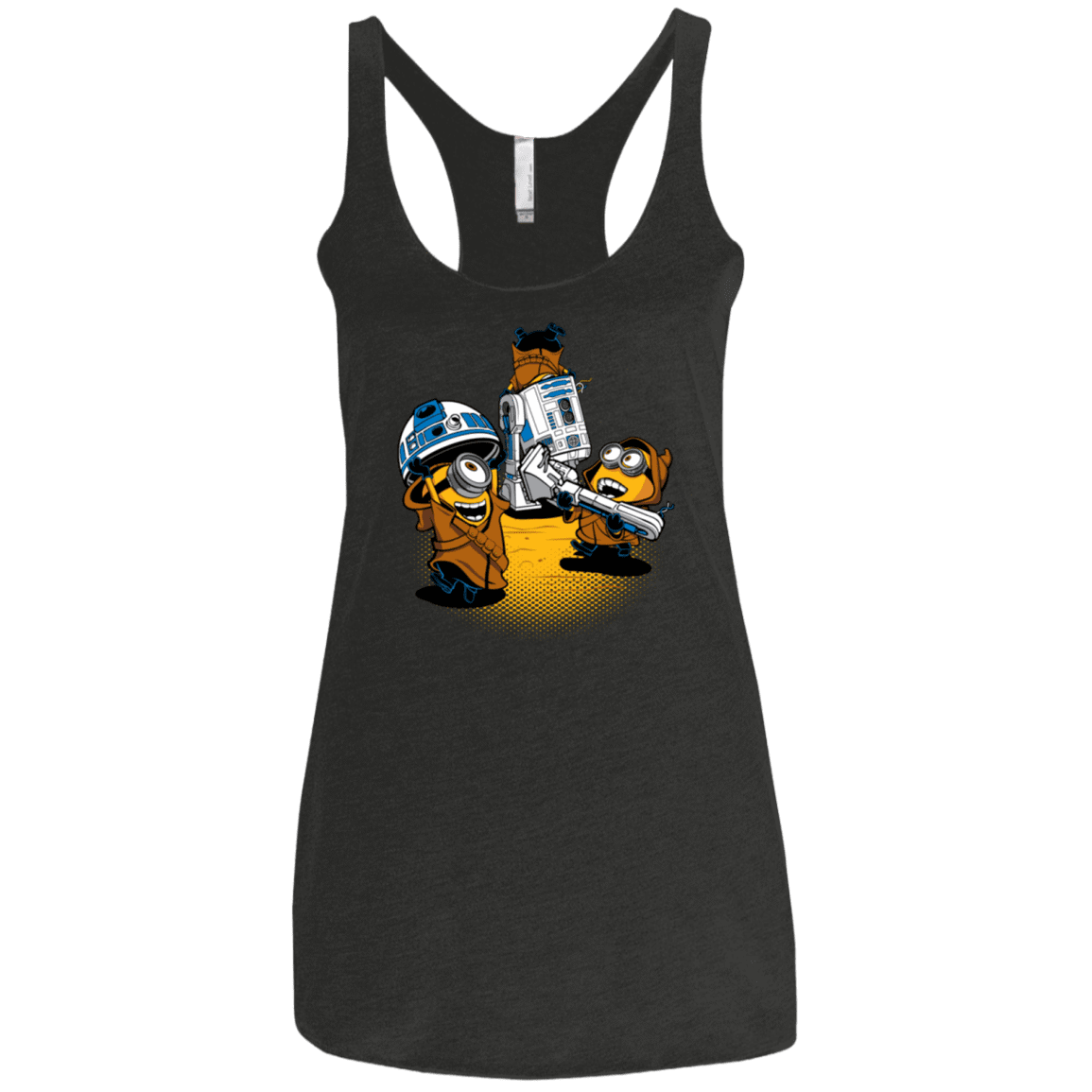 T-Shirts Vintage Black / X-Small Despicable Jawas Women's Triblend Racerback Tank