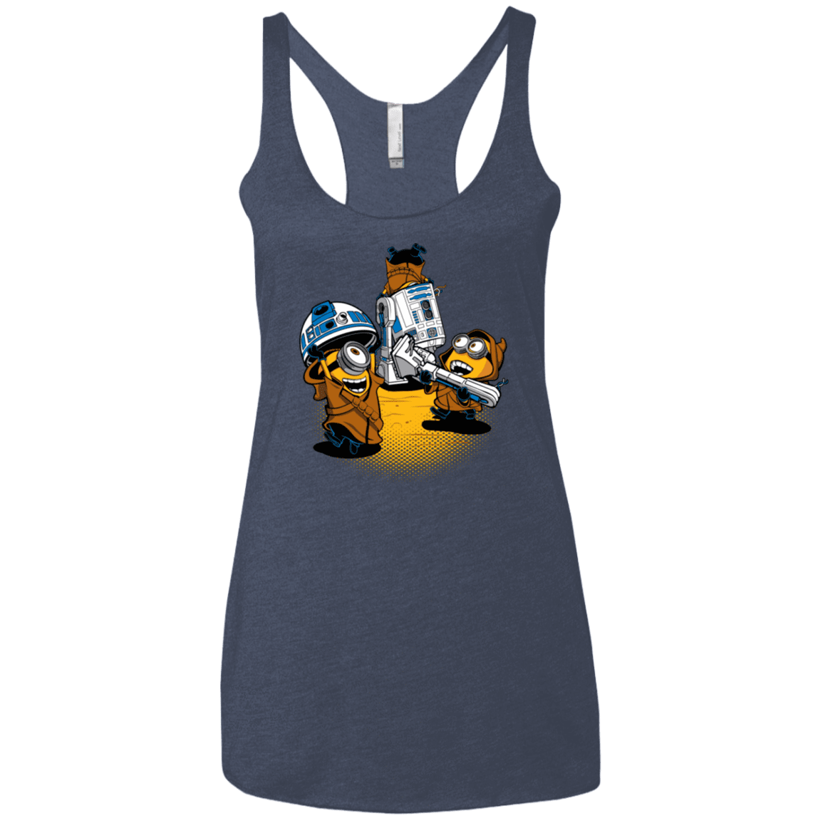 T-Shirts Vintage Navy / X-Small Despicable Jawas Women's Triblend Racerback Tank