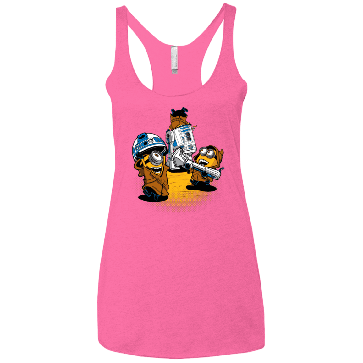 T-Shirts Vintage Pink / X-Small Despicable Jawas Women's Triblend Racerback Tank