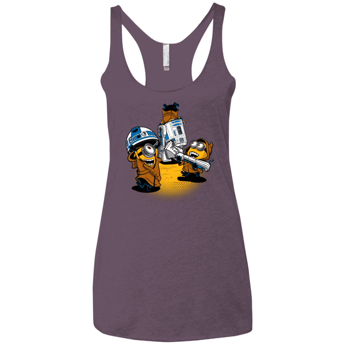 T-Shirts Vintage Purple / X-Small Despicable Jawas Women's Triblend Racerback Tank