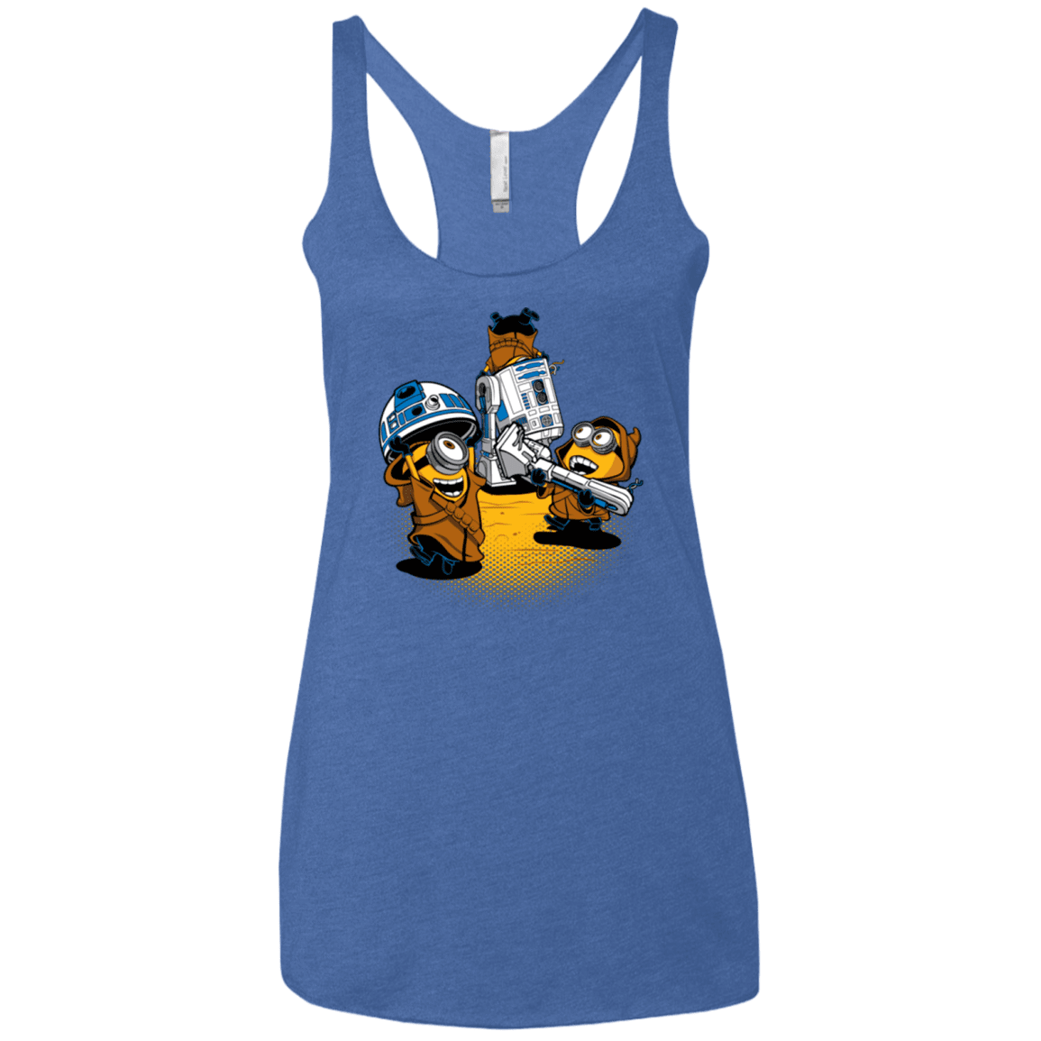 T-Shirts Vintage Royal / X-Small Despicable Jawas Women's Triblend Racerback Tank