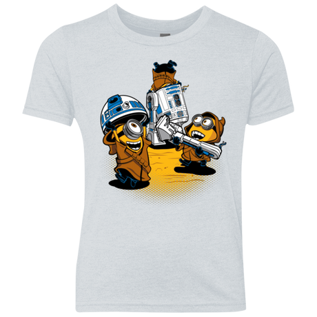 T-Shirts Heather White / YXS Despicable Jawas Youth Triblend T-Shirt