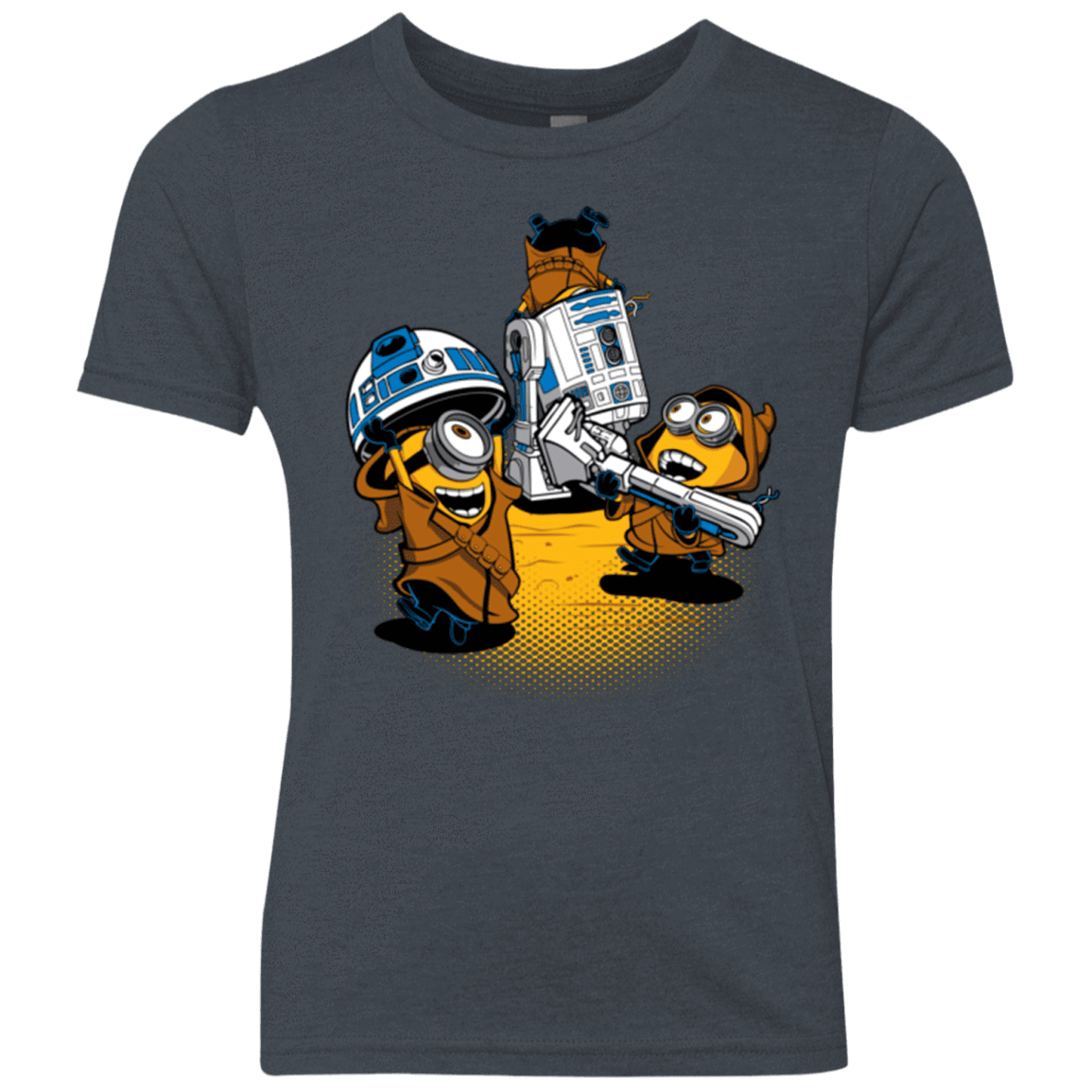 T-Shirts Vintage Navy / YXS Despicable Jawas Youth Triblend T-Shirt