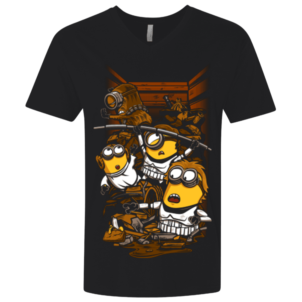 T-Shirts Black / X-Small Despicable Rebels Men's Premium V-Neck