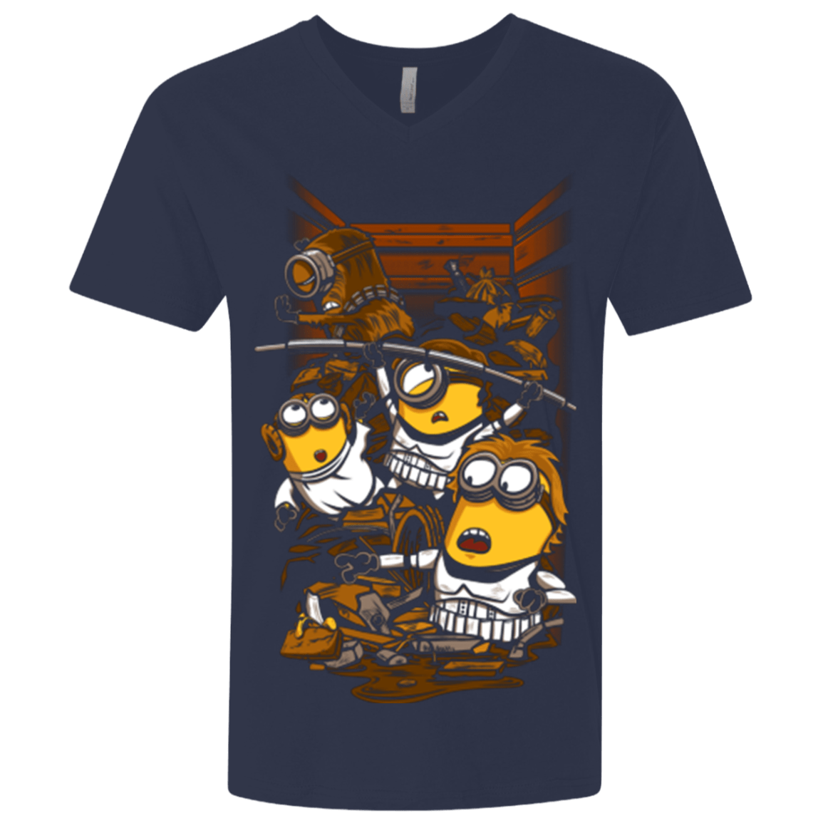 T-Shirts Midnight Navy / X-Small Despicable Rebels Men's Premium V-Neck
