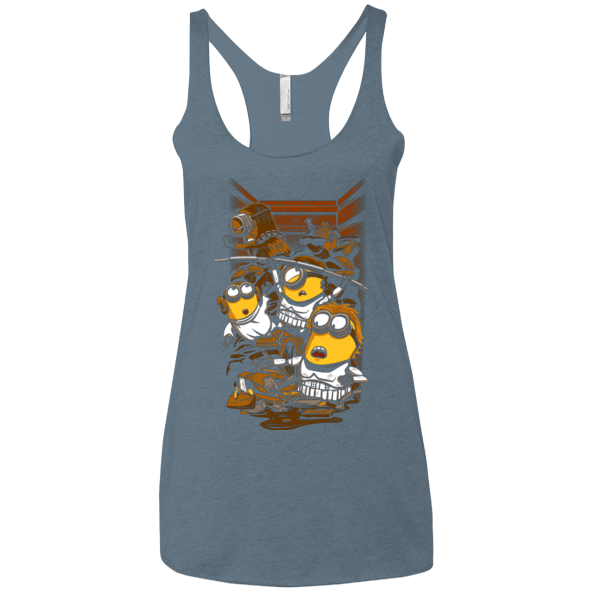 T-Shirts Indigo / X-Small Despicable Rebels Women's Triblend Racerback Tank
