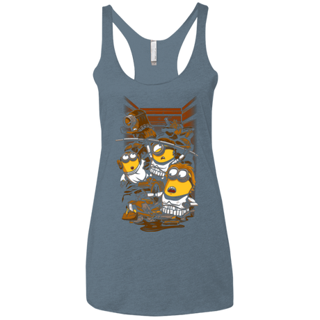 T-Shirts Indigo / X-Small Despicable Rebels Women's Triblend Racerback Tank
